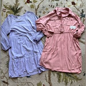 Time and True Pink and Purple Dress Bundle Medium